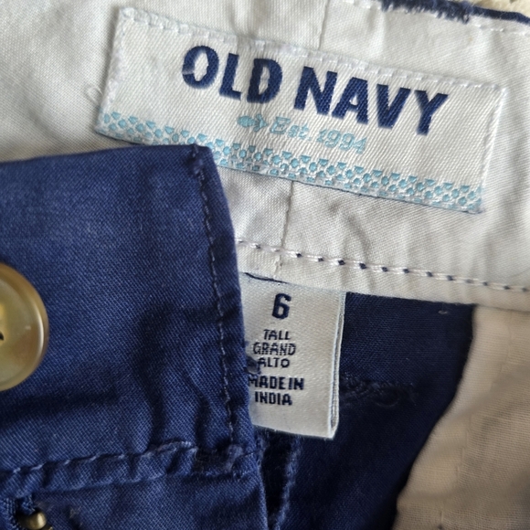 Old Navy | 6 Tall | Navy Blue Shorts - Picture 3 of 8